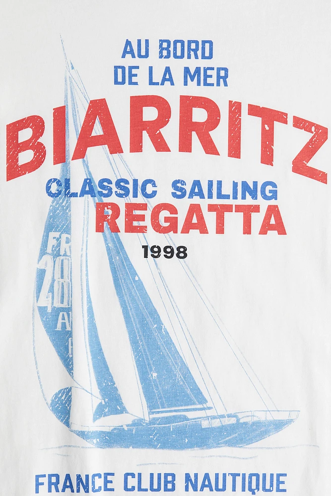 Oversized T-Shirt with Motif