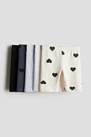 5-pack Cotton Bike Shorts