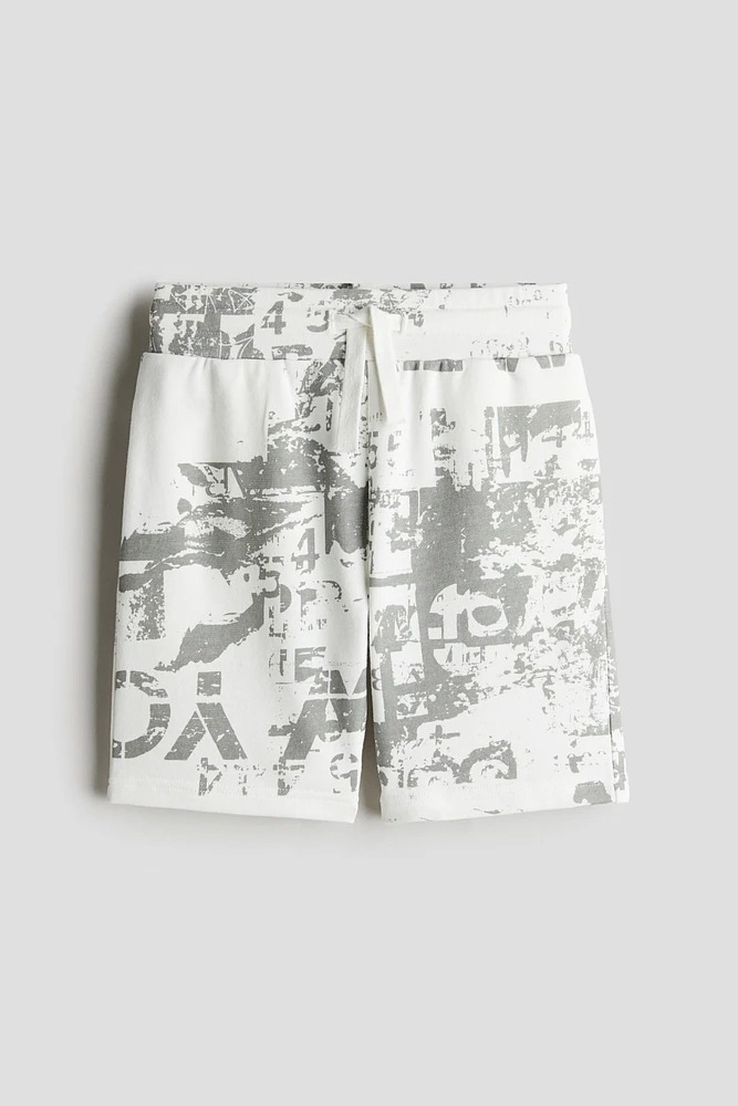 Short en molleton imprimé