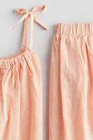 2-Piece Linen-Blend Set
