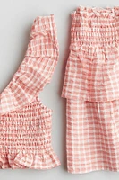 2-Piece Smocked Cotton Set