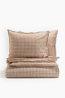 Patterned King/Queen Duvet Cover Set