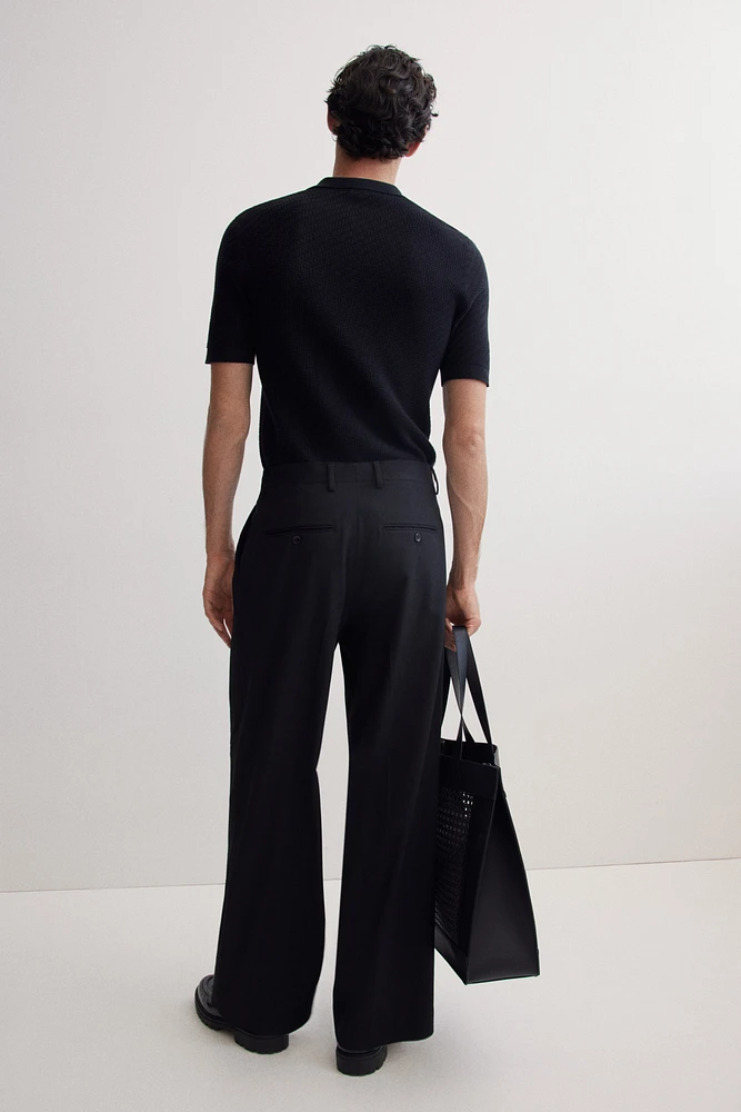 Pantalon habillé coupe ample