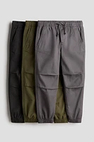 3-pack Cotton Joggers