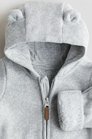 Hooded Fleece Jumpsuit