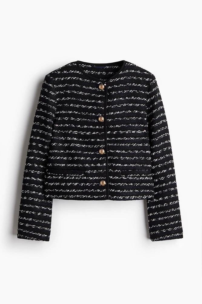 Textured-Weave Jacket