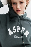 Text-Motif Hoodie