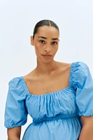 Robe MAMA en popeline de coton mélangé