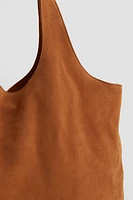 Suede Tote Bag