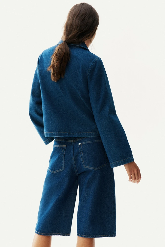 Veste à nouer en denim