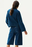 Veste à nouer en denim