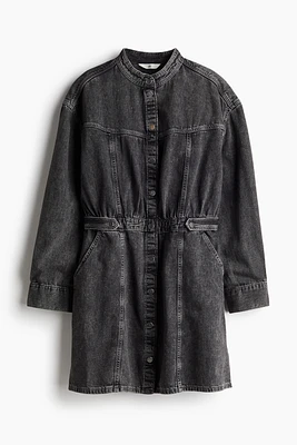 Long-sleeved Denim Dress