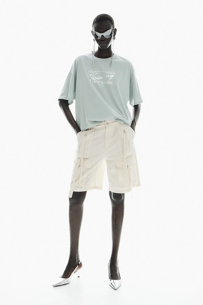 Cotton Cargo Shorts