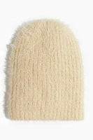 Fluffy-Knit Beanie