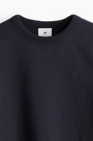 Regular Fit Embroidered-Motif Sweatshirt