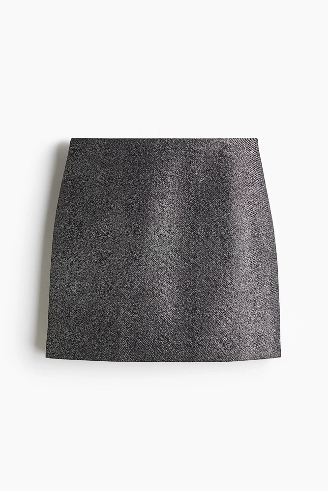 Wool-Blend Mini Skirt