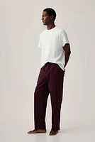 Relaxed Fit Poplin Pants