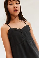 Ruffle-trimmed Camisole Top