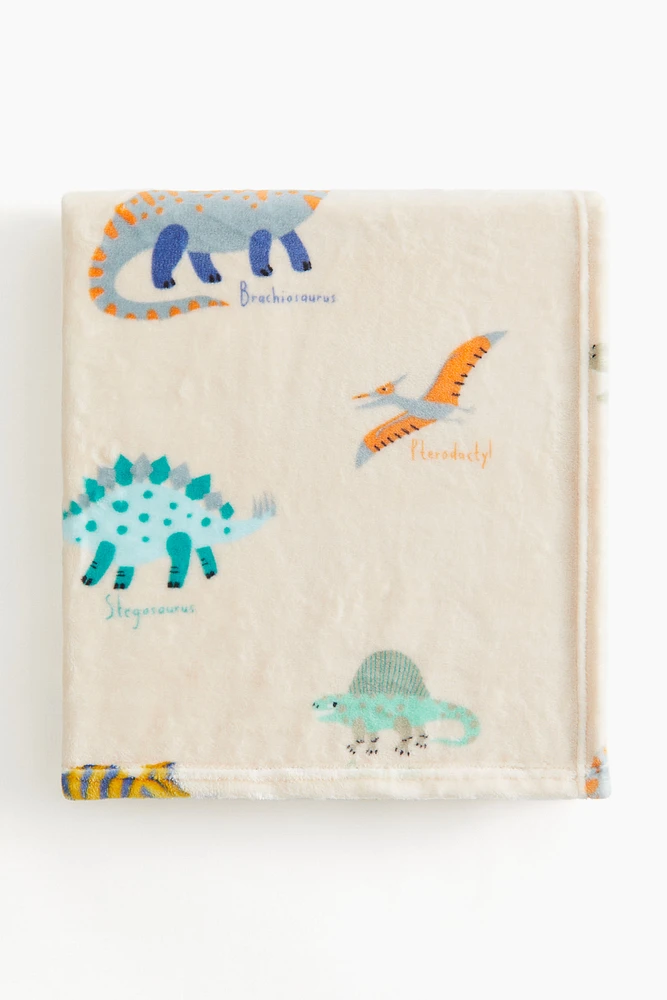 Patterned Fleece Throw