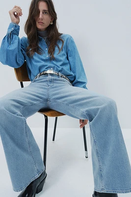 Wide High Jeans