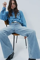 Wide High Jeans