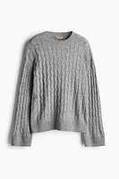 Cable-Knit Sweater