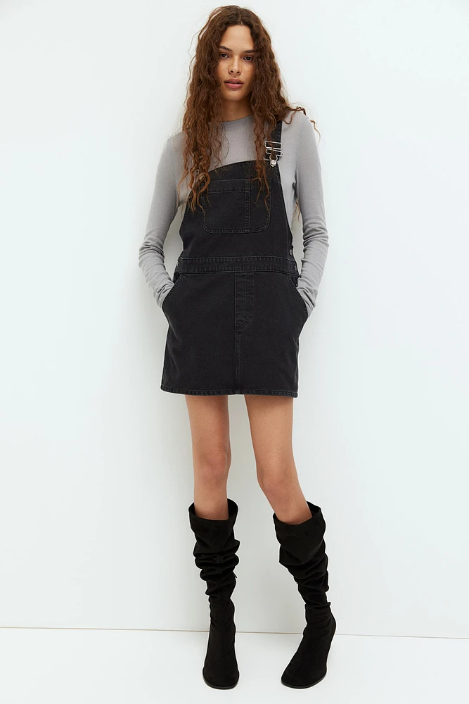 Denim Overall Dress