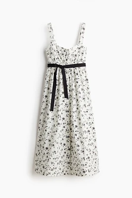 Tie-Belt Dress