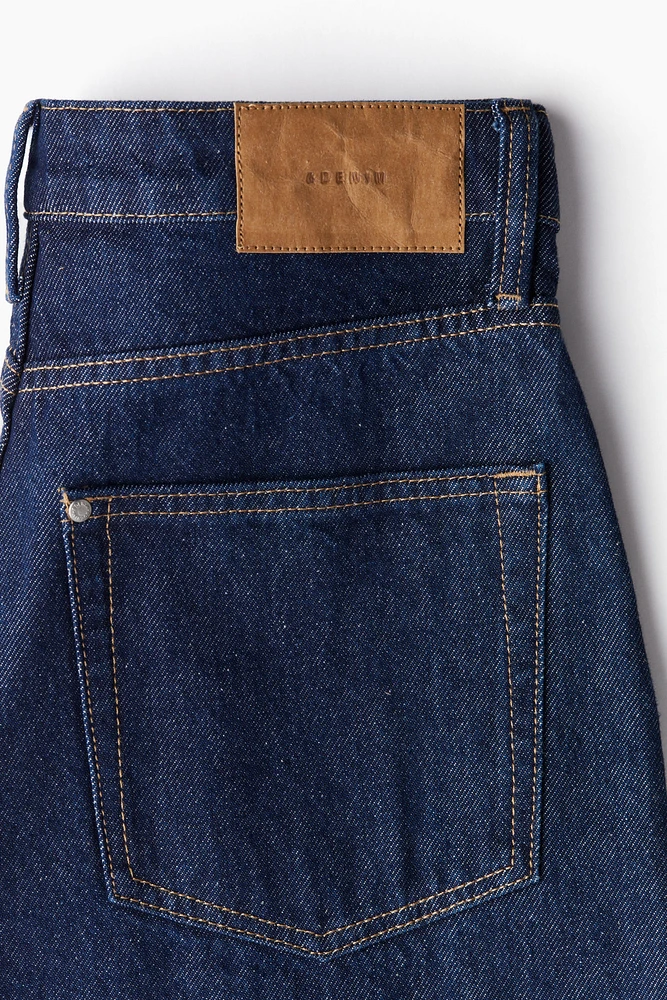 Jean Taille Haute Coupe Tonneau