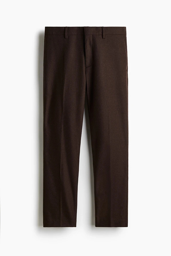 Slim Fit Wool-Blend Pants