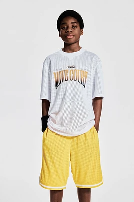 Printed Mesh Sports Shirt with DryMove™