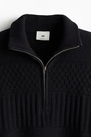Regular-Fit Pattern-Knit Sweater
