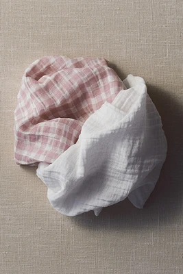 2-Pack Cotton Muslin Burp Cloths