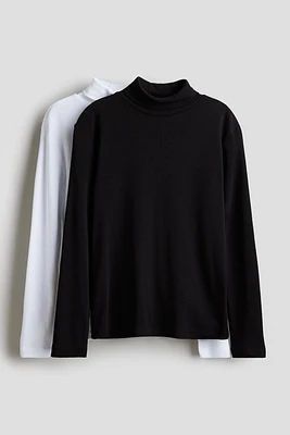 2-pack Cotton Turtleneck Shirts