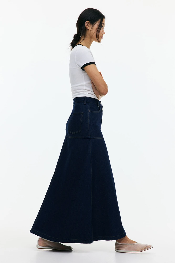 A-Line Denim Skirt