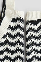 2-Piece Cotton Pointelle-Knit Set