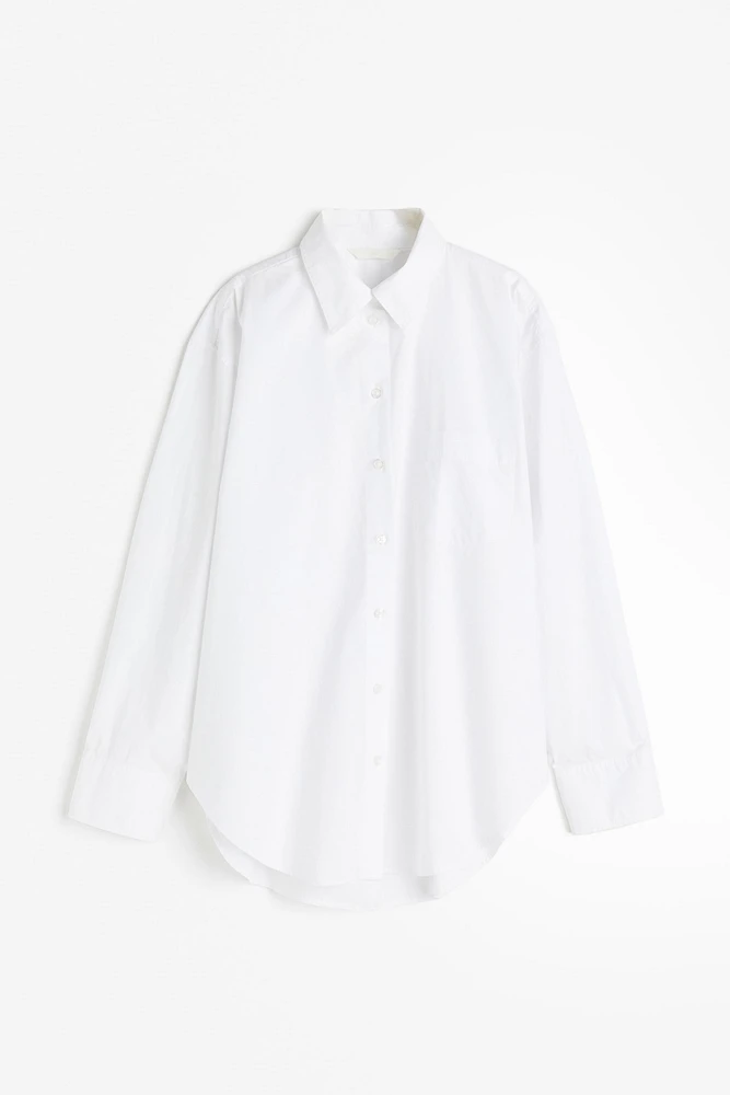 Oversized Poplin Shirt