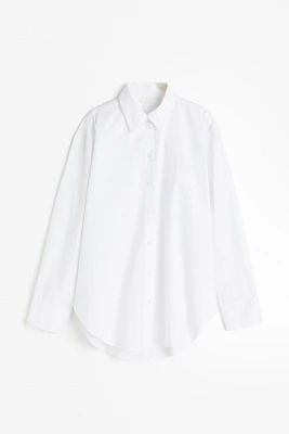 Oversized Poplin Shirt