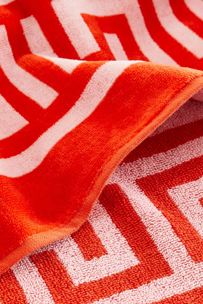 Greek Key Beach Towel