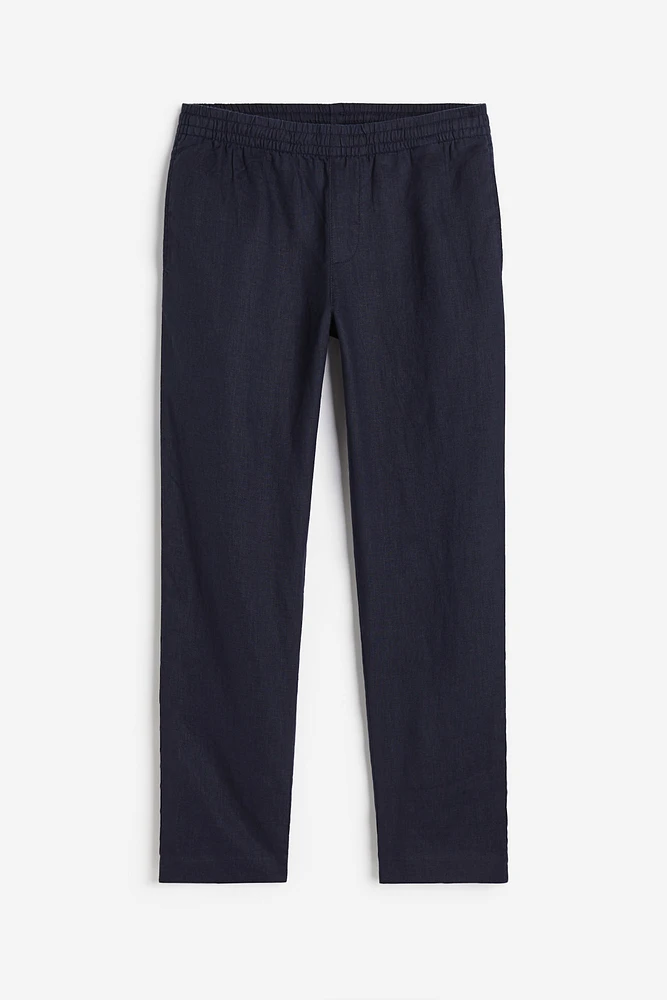 Regular Fit Linen Pants