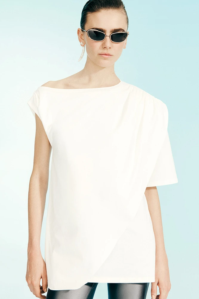 Draped Asymmetric Top