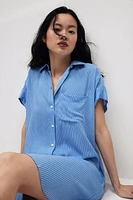 MAMA Tie-belt Shirt Dress