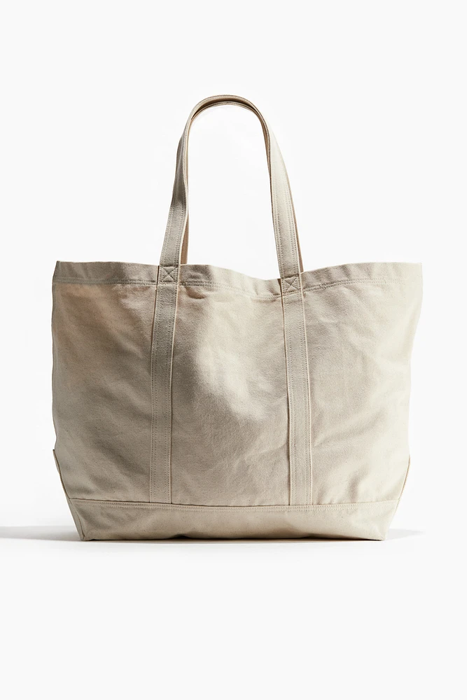 Cotton Canvas Beach Bag