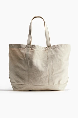 Cotton Canvas Beach Bag