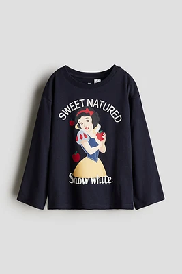 Haut en coton avec motif