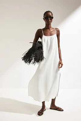 Robe de plage en mousseline