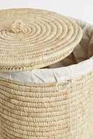 Straw Laundry Basket