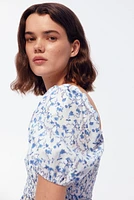 MAMA Cotton Poplin Nursing Dress