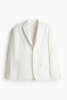 Regular-Fit Linen-Blend Jacket