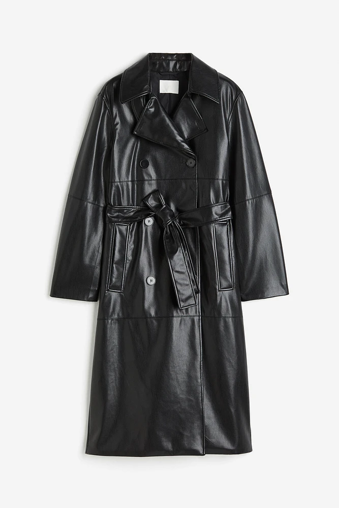 Coated Trench Coat